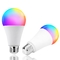 E27 E26 B22 9W Smart WIFI RGB LED لمبة مادة الألومنيوم القابلة للتعتيم